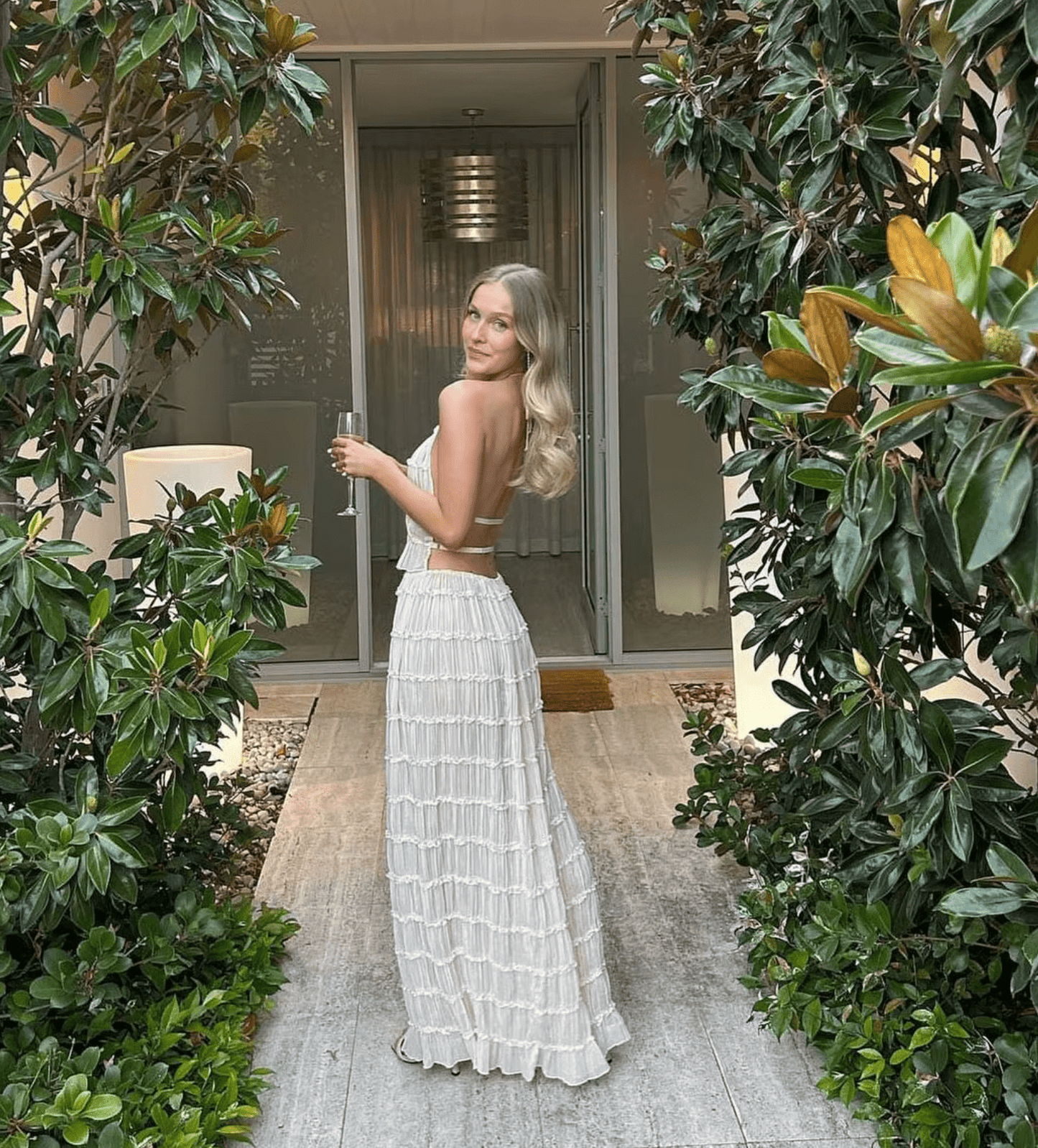 Ensemble de robe bohème blanche Ibiza Vibe