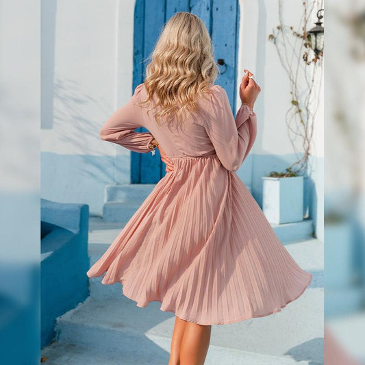 Robe courte rose bohème Ibiza Vibe