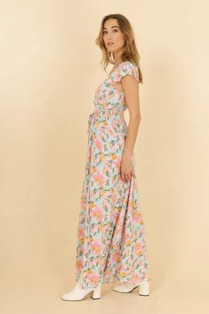 Robe longue bohème fleurie Ibiza Vibe