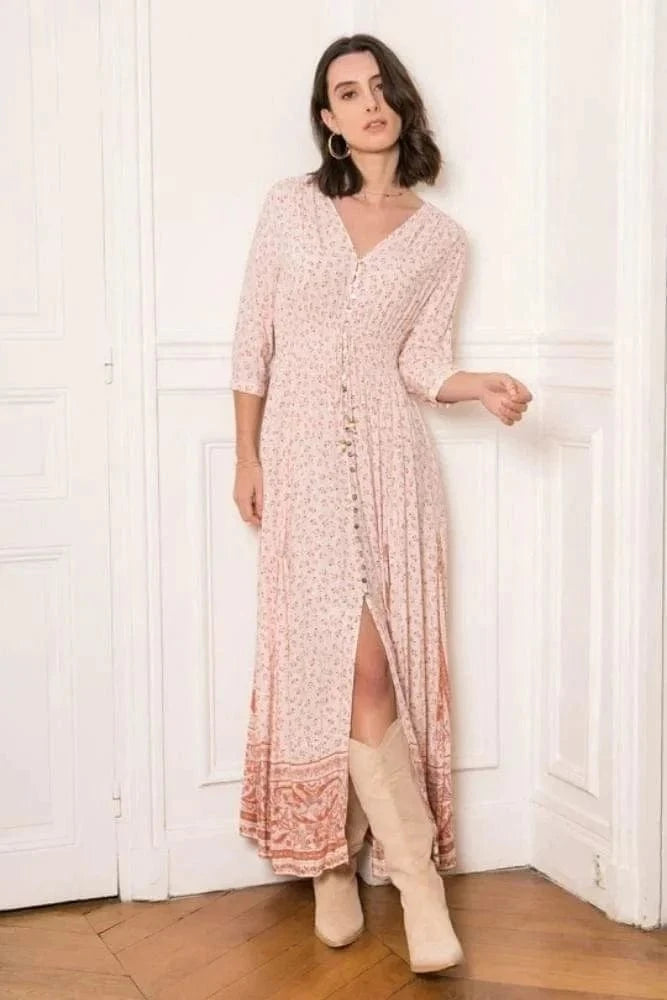 Robe Maxi bohème Hippie Ibiza Vibe