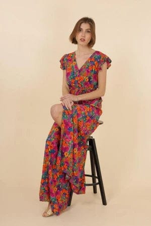 Robe Maxi Flower bohème Ibiza Vibe