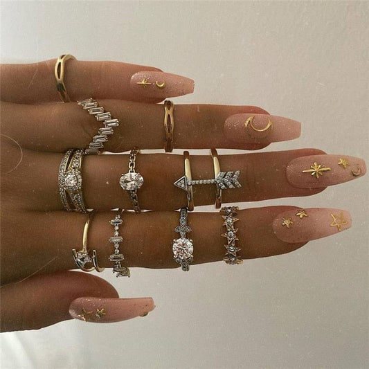 Bagues en argent serties de flèches Ibiza Vibe
