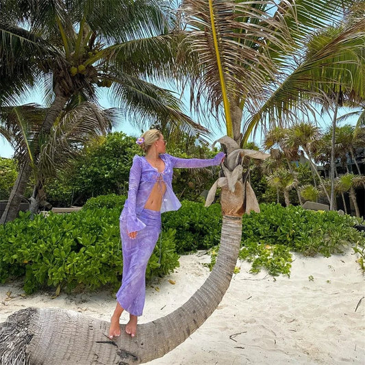 Ensemble bohème Violet Airy Ibiza Vibe