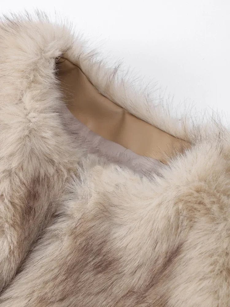 Manteau de fourrure d'hiver Ibiza Vibe