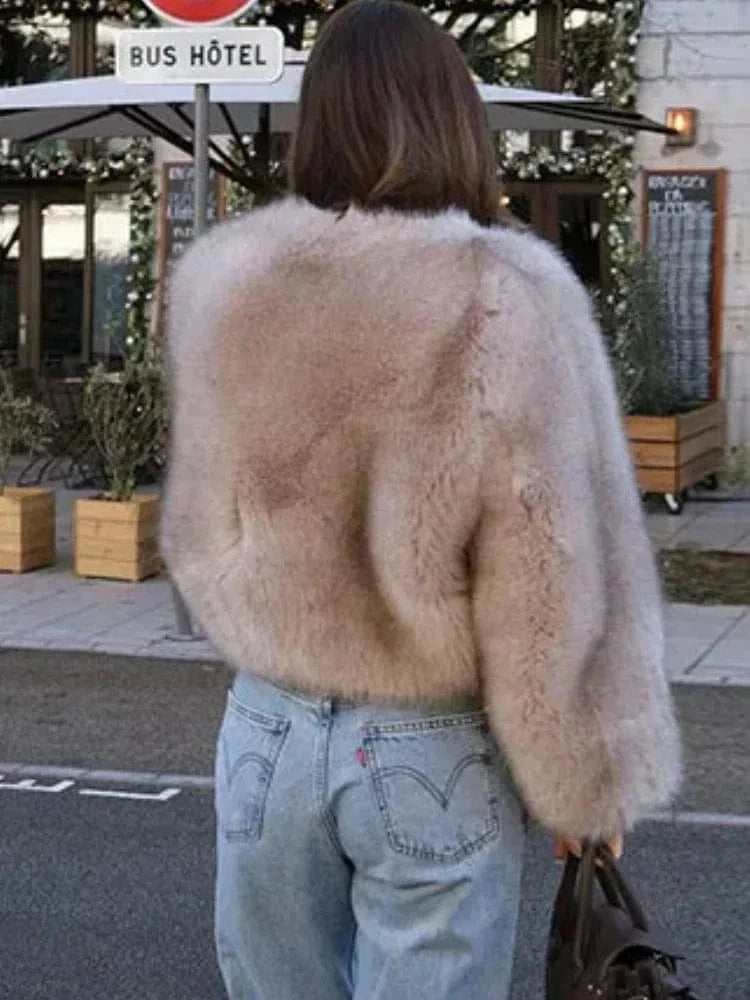 Manteau de fourrure d'hiver Ibiza Vibe