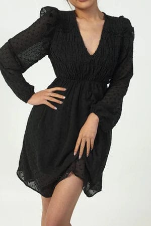Robe bohème noire chic Ibiza Vibe