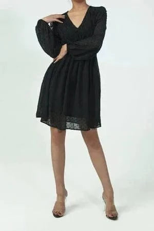 Robe bohème noire chic Ibiza Vibe