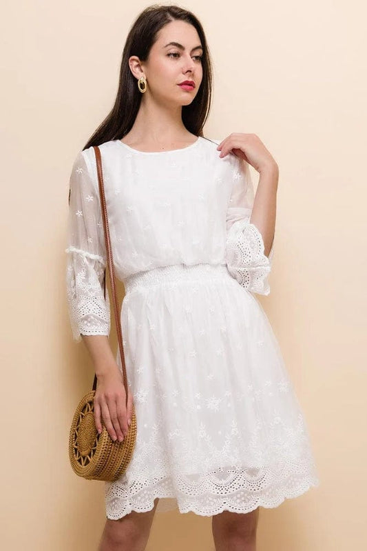 Robe courte chic bohème Ibiza Vibe