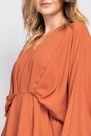 Robe courte de campagne à manches longues Ibiza Vibe