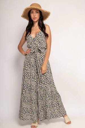 Robe d'été à imprimé floral bohème Ibiza Vibe