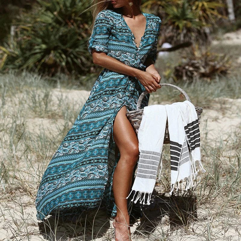 Robe de baptême champêtre style bohème Ibiza Vibe