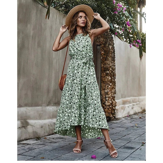 Robe de plage midi bohème Ibiza Vibe