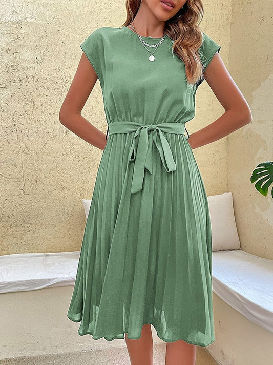 Robe de soirée bohème vert menthe Ibiza Vibe