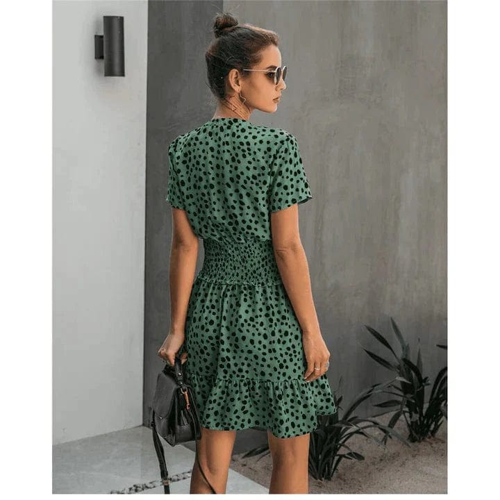 Robe décontractée verte Ibiza Vibe