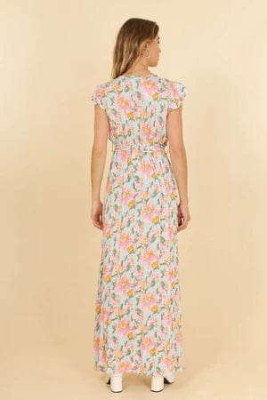 Robe longue bohème fleurie Ibiza Vibe