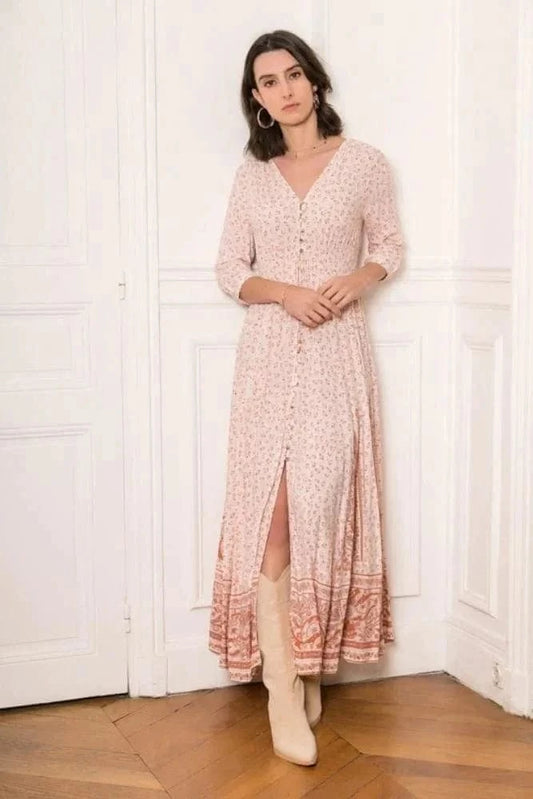 Robe Maxi bohème Hippie Ibiza Vibe