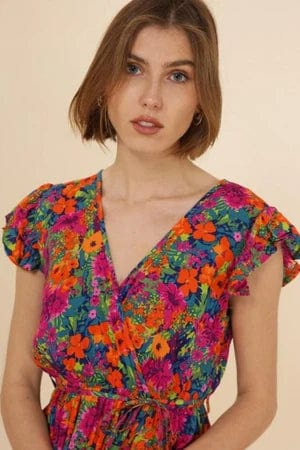 Robe Maxi Flower bohème Ibiza Vibe