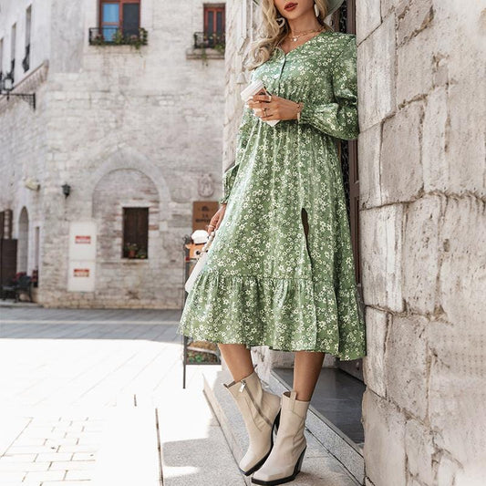 Robe midi de style campagnard Ibiza Vibe